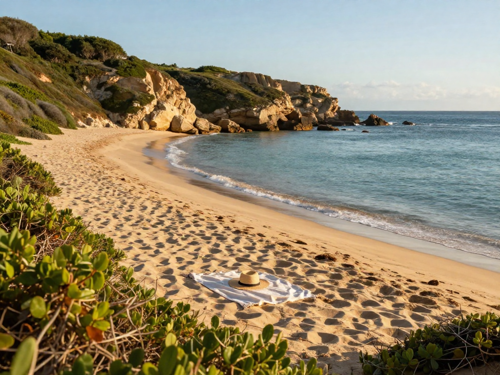 Secluded Praia do Vale do Olival perfect for quiet moments amid nature.