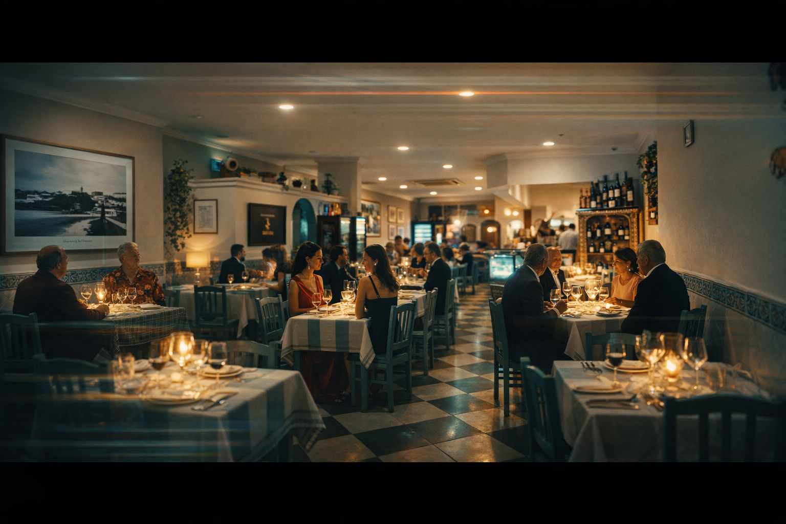 Same picture, but make the place to look refurbishment but keep the same Portuguese style. Also, add